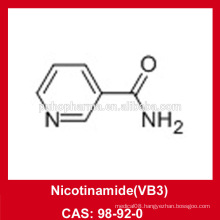 Nicotinamide(VB3) powder/CAS 98-92-0/ USP36/BP2012/GMP/DMF/Halal
